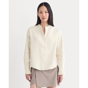 NWT Everlane Women's Flannel Shirt in Heathered Oat size Medium